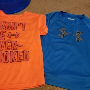 Boys under armour shirts